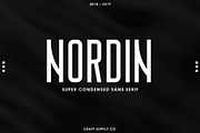 Nordin - Condensed Sans Serif Font, a Sans Serif Font by Craft Supply Co. (Thumbnail 10 of 11)