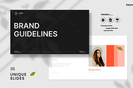 Brand Guideline PowerPoint Template