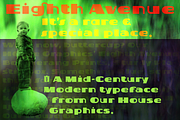 8th Avenue, a Font by Our House Graphics Inc. (Thumbnail 4 of 4)