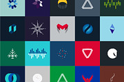 100 Logotypes & symbols bundle, a Branding & Logo Template by Srg® (Thumbnail 6 of 9)