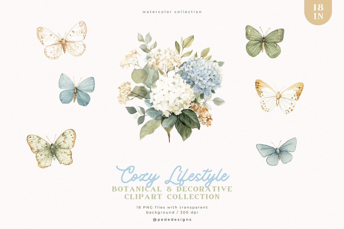 Cozy Lifestyle Collection, a Decorative Illustration by PeDe Designs (Photo 13 of 19)