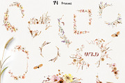 Watercolor Wildflowers Collection, a Decorative Illustration by TanyaOak (Thumbnail 7 of 12)