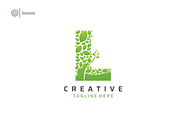 Green Leaf Letter L Logo, a Branding & Logo Template by Bintank Studio (Thumbnail 2 of 2)