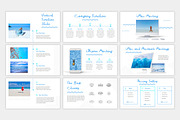 Blue Waves - PowerPoint Template, a Presentation Template by Helga_Design (Thumbnail 5 of 10)