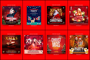 Christmas Flyer Template, a Templates & Theme by GraphicsPixel