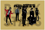 Rock stars, an Illustration by Vector Clash (Thumbnail 5 of 7)