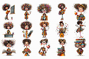 Whimsical Teachers Clipart, an Illustration by Libby Wishes (Thumbnail 4 of 7)
