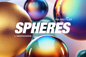 100 Spheres - High-res PNGs