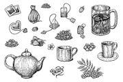 Tea Collection, a Healthcare Illustration by Eugenia Hauss Design (Thumbnail 2 of 3)