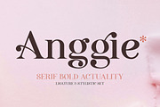 Anggie Display, a Serif Font by Gatype (Thumbnail 1 of 11)