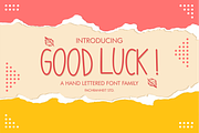 Good Luck!, a Serif Font by Fachranheit Studio (Thumbnail 1 of 8)
