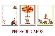 Whimsical circus clipart 2026, a Decorative Illustration by SaintPic illustrations (Thumbnail 3 of 4)
