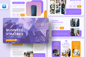 Business Strategy - Keynote Template, a Presentation Template by QR Design Studio