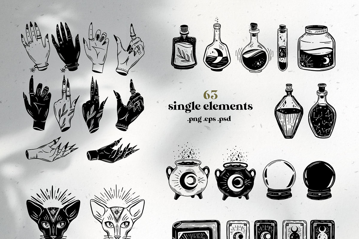Magic Illustrations Clipart, an Illustration by Julia M. Watercolor (Photo 10 of 14)