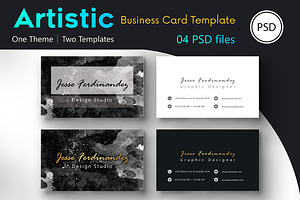 Artistic Business Card Template-003