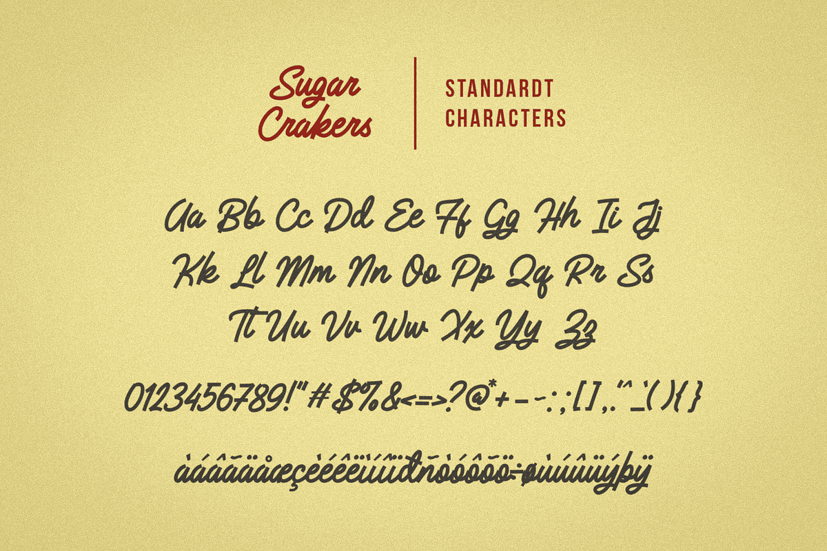 Sugar Crakers, a Script Font by Letteratom (Photo 5 of 8)