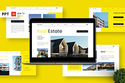 Real Estate - Property Powerpoint, a Presentation Template by Deepslide Studio (Thumbnail 1 of 6)