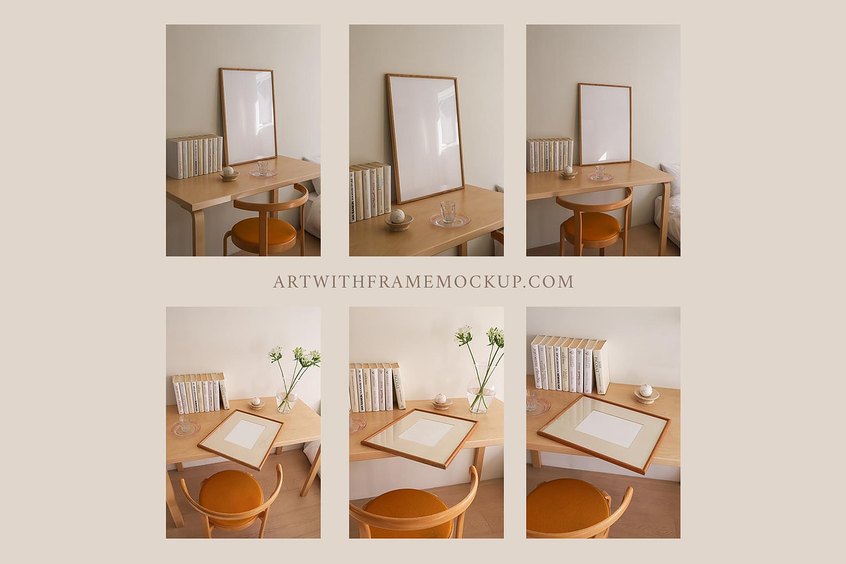 15 Nordic Frame Mockup, a Product Mockup by ArtwithFrame (Photo 5 of 6)