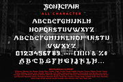 Sonicfair - Gothic Typeface Font, a Handwritten Font by Arendxstudio (Thumbnail 7 of 9)