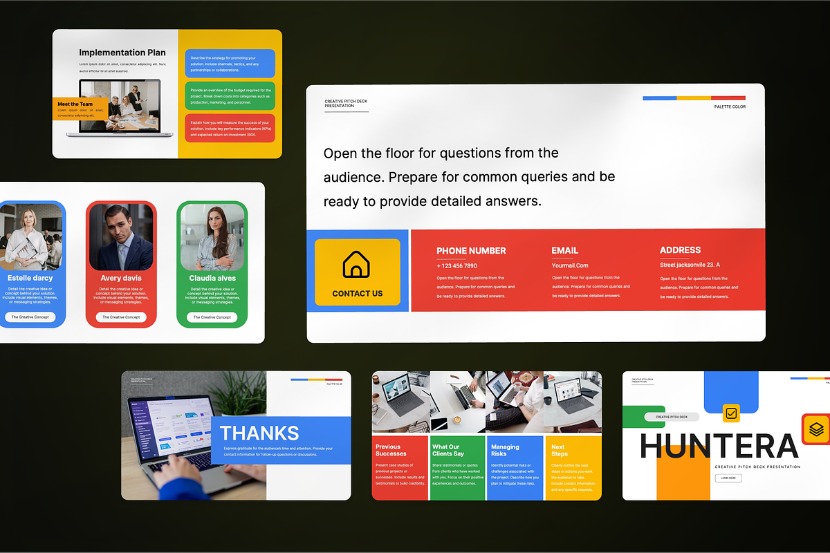Creative Pitc Deck Google Slide, a Presentation Template by SquidPixey (Photo 7 of 7)