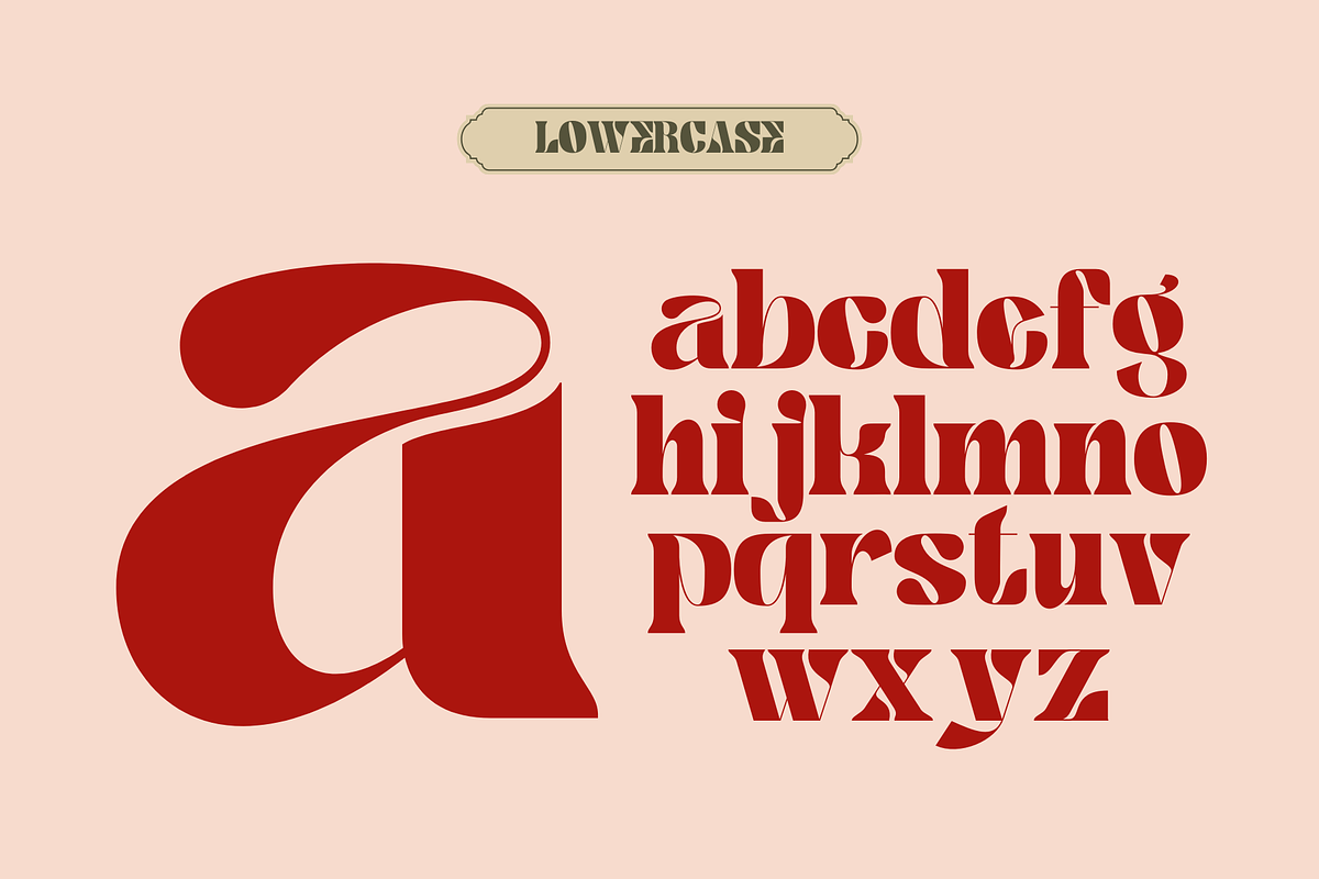 Retro Qesmo - Logo Bold Font, a Serif Font by Nirmana Visual (Photo 9 of 10)