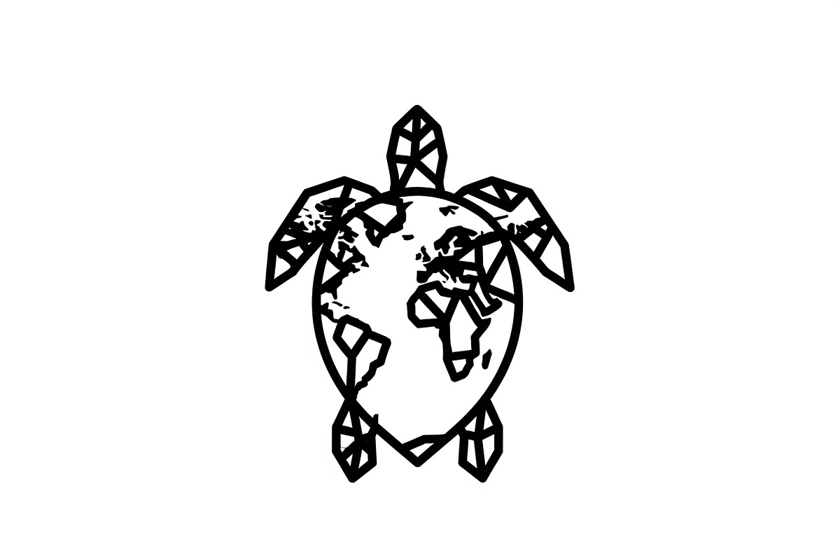World Map Sea Turtle Bundle, an Illustration by Gaye Art (Photo 3 of 31)
