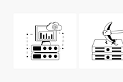 Animated Data Center Icons, a Duotone Icon by Prosymbols (Thumbnail 13 of 14)