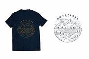 Outdoor Line Art Logo Badge, an Object Graphic by prasetyadavid (Thumbnail 4 of 4)