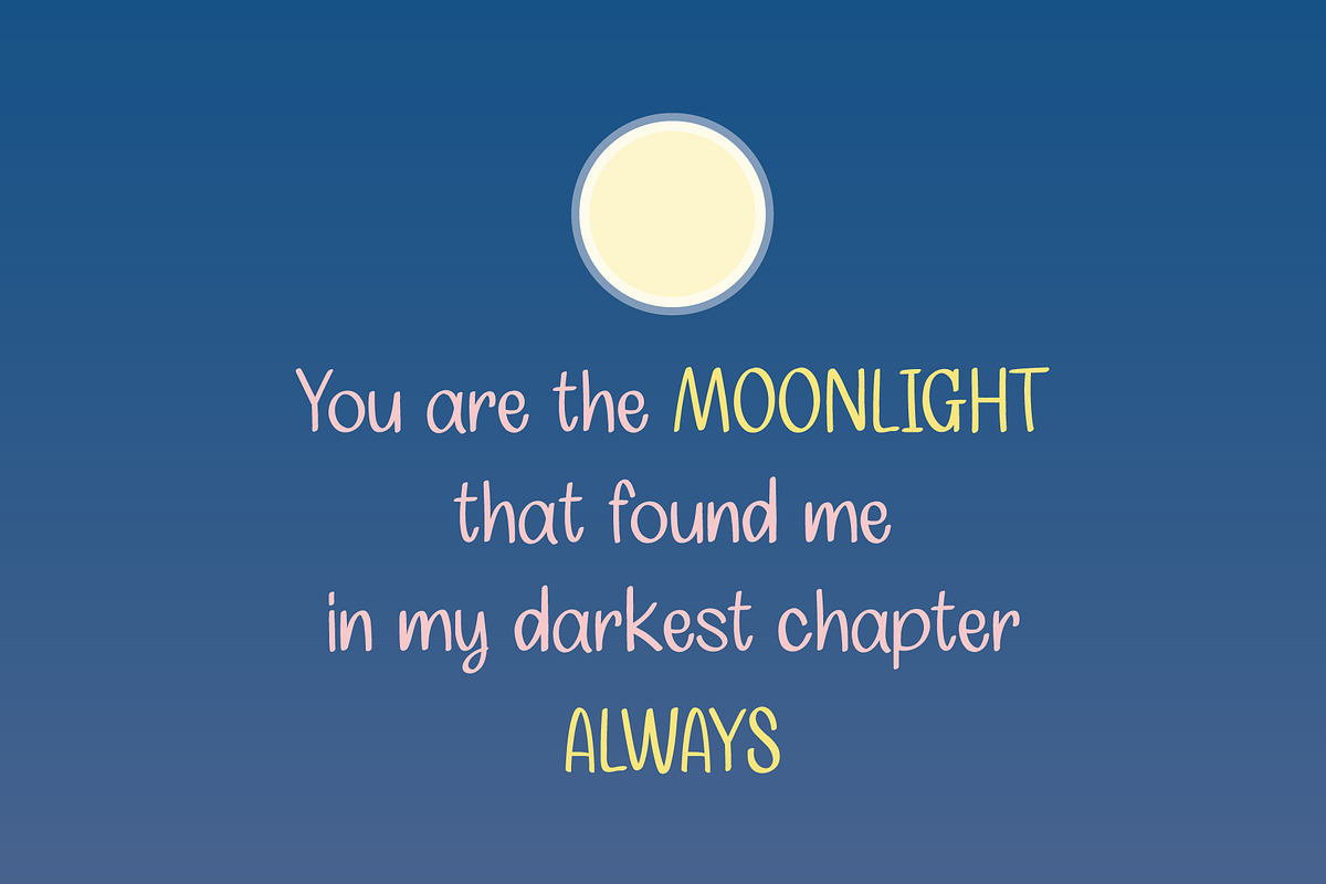 Lunar Queen, a Handwritten Font by BBtypeStudios (Photo 3 of 8)