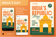India’s Republic Day Flyer Set, a Flyer Template by Annora Studio (Thumbnail 1 of 6)