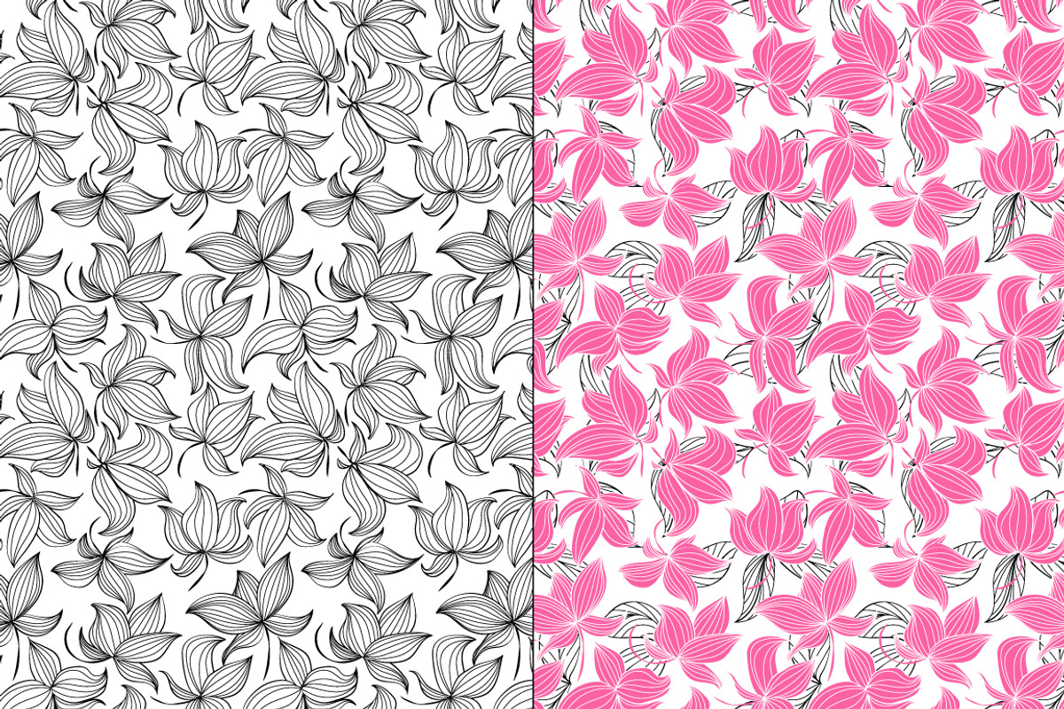 Floral pattern collection, a Pattern Graphic by MM Studio (Photo 5 of 10)