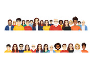 Vector characters set, a Person Illustration by Volha Hlinskaya (Thumbnail 4 of 6)