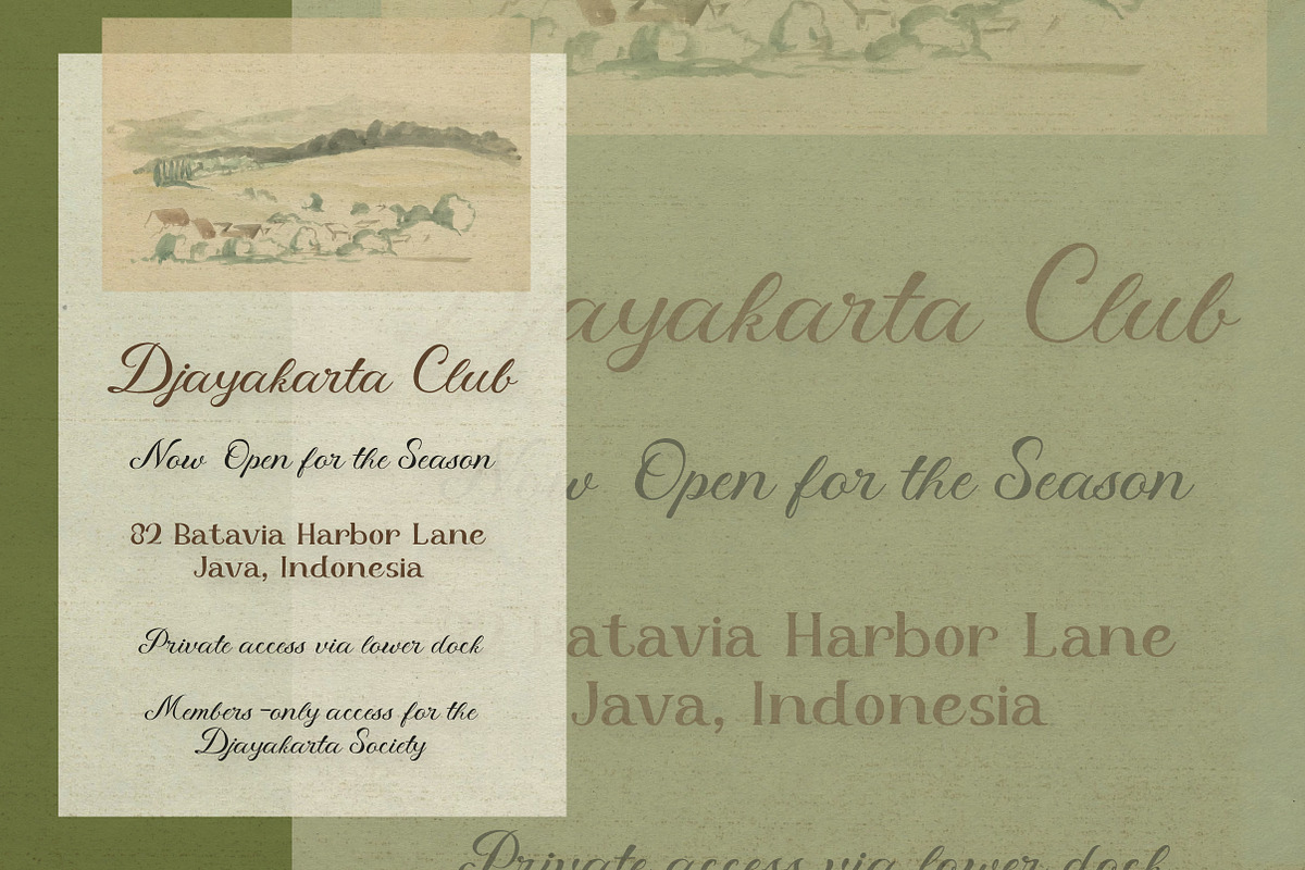 Meadow & Villager Club - Font Duo, a Handwritten Font by Lettertype Studio (Photo 4 of 14)