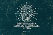 Sailor's Grave - Retro Tattoo Kit, a Texture Illustration by Unio Designs (Thumbnail 5 of 8)