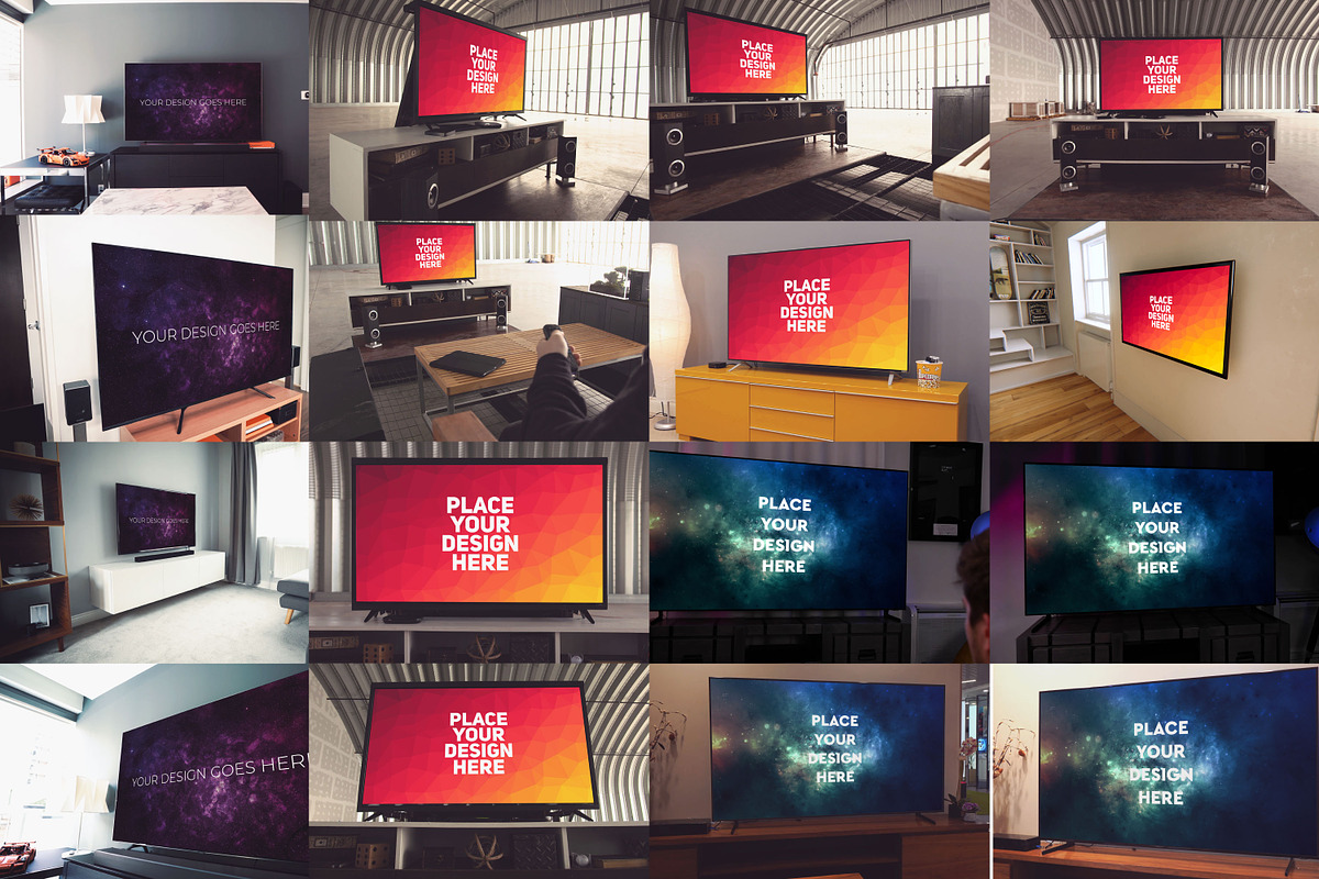 100 PSD Television Mockup, a Mockup by Laura (Photo 6 of 7)