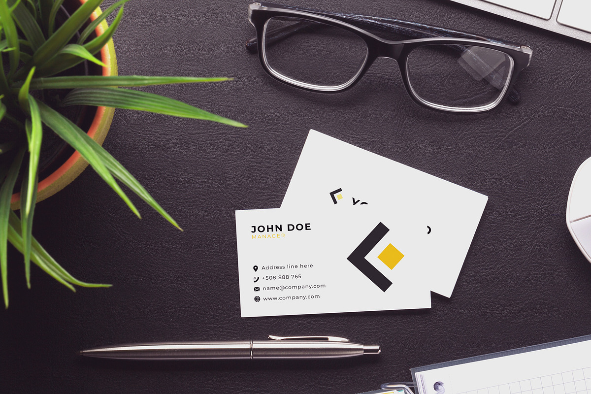 24 Business Card Mockup #1, a Mockup by Walentin (Photo 10 of 25)