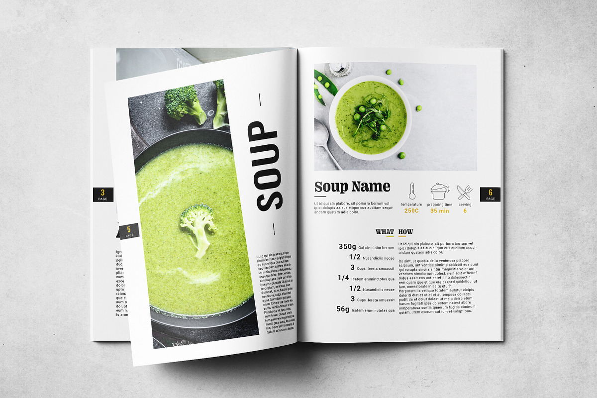 Cookbook Layout, a Print Template by Grkic Creative (Photo 4 of 15)