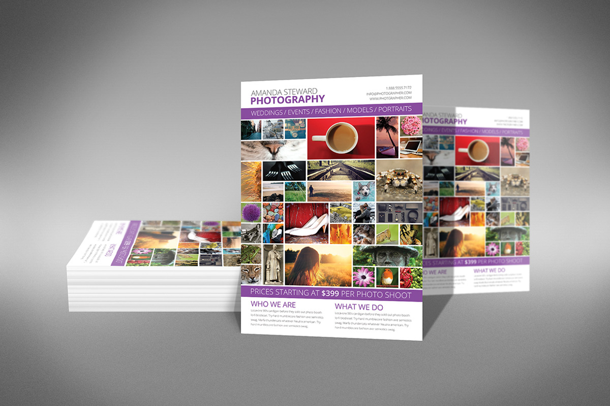 Photo Collage Flyer Template, a Flyer Template by Creativenauts (Photo 5 of 5)