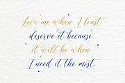 Romantic Lovely - Calligraphy Font, a Script Font by Sronstudio (Thumbnail 14 of 23)