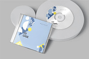 CD Label & Case Mockups, a Product Mockup by megostudi0 (Thumbnail 7 of 7)