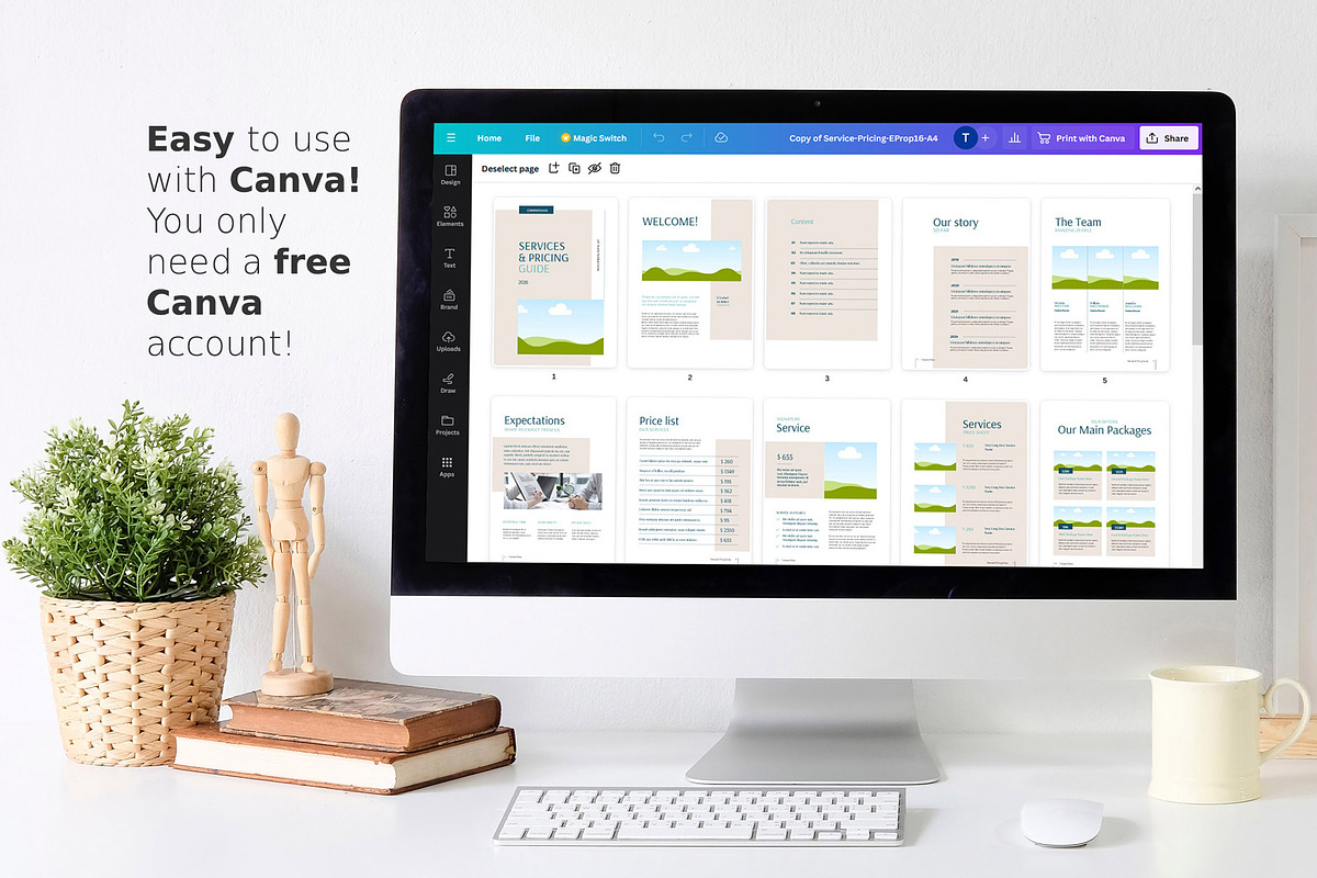 Services & Pricing Guide Template, a Brochure Template by Sabin (Photo 7 of 7)