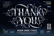 Shadow Chrome Typeface, a Serif Font by alit design (Thumbnail 17 of 17)