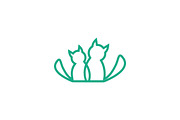 20 Logo Cat Templates Bundle, a Branding & Logo Template by Friendesigns (Thumbnail 14 of 21)