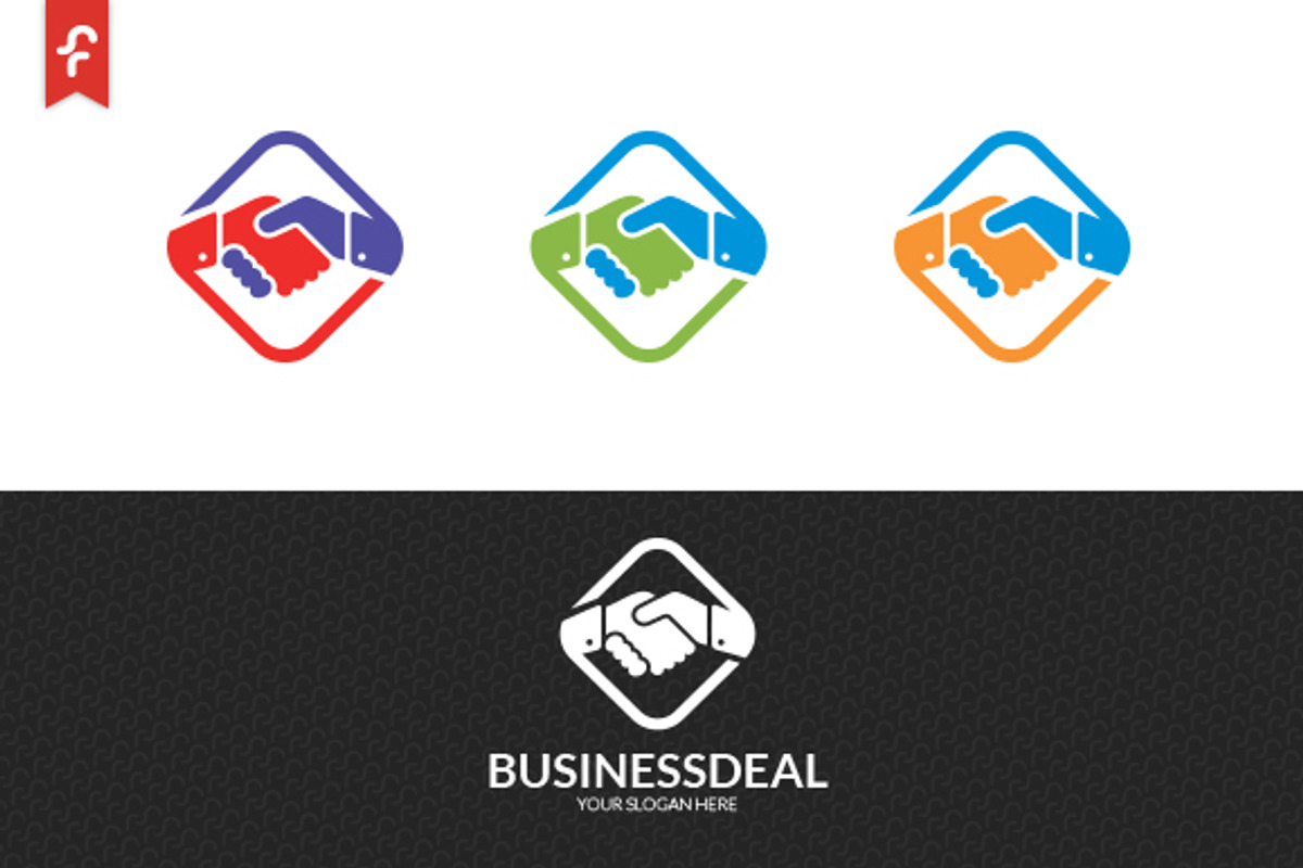 Business Deal Logo, a Branding & Logo Template by ft.studio