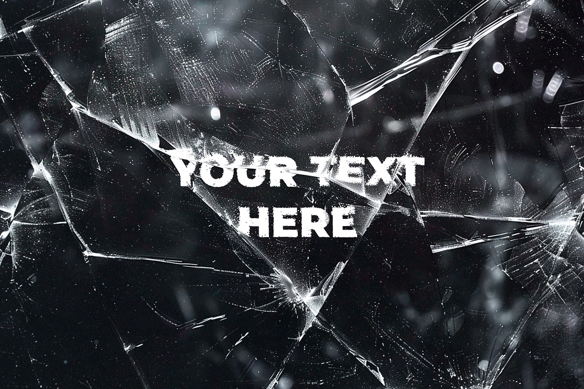 10 Crystal PSD Text Effect+Textures, a Texture Graphic by Lostkids (Photo 6 of 8)