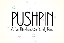 Pushpin a modern and friendly