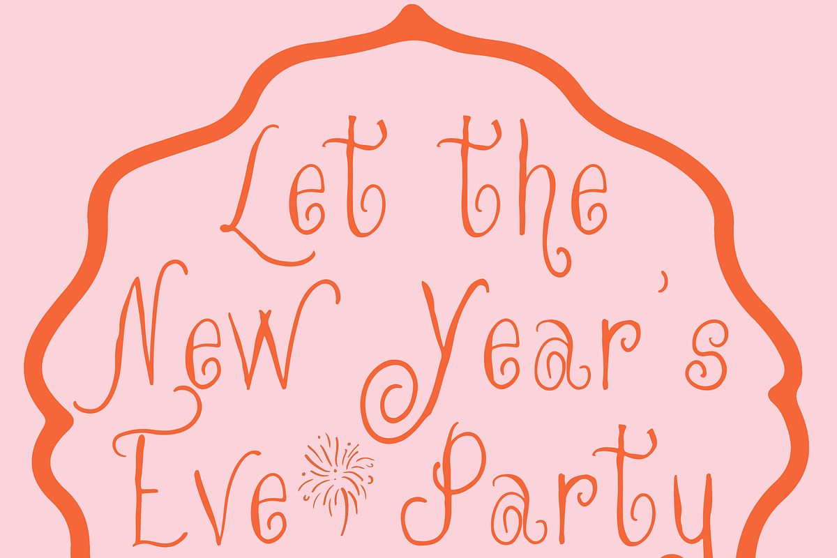 Whimsical Handdrawn Holly Jolly Font, a Handwritten Font by Amalia Calligraphy (Photo 2 of 11)