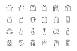 Clothes Line Icons - 3