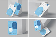 A8 Horizontal Business Card Mockups, an Advertising Mockup by megostudi0 (Thumbnail 1 of 6)