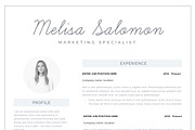 Resume Template 1, 2 page Melbourne, a Resume Template by Resume Angels (Thumbnail 3 of 9)